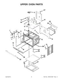 02 - Upper Oven Parts parts for Maytag Oven MEW9627AS01 / from AppliancePartsPros.com