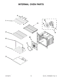 05 - Internal Oven Parts parts for Maytag Oven MEW9630AS00 / from AppliancePartsPros.com