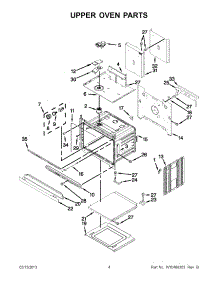 02 - Upper Oven Parts parts for Maytag Oven MEW9630AW00 / from AppliancePartsPros.com