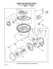 06 - Pump And Motor Parts parts for Maytag Dishwasher MDC4809AWB2 / from AppliancePartsPros.com