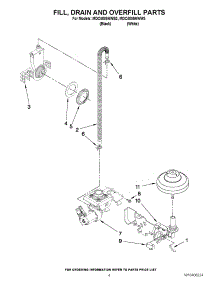 04 - Fill, Drain And Overfill Parts parts for Maytag Dishwasher MDC4809AWW3 / from AppliancePartsPros.com