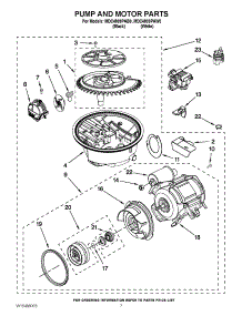06 - Pump And Motor Parts parts for Maytag Dishwasher MDC4809PAB0 / from AppliancePartsPros.com