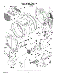 03 - Bulkhead Parts parts for Maytag Dryer MDE25PDAZW0 / from AppliancePartsPros.com