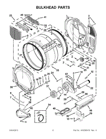 03 - Bulkhead Parts parts for Maytag Dryer MDE25PDAZW1 / from AppliancePartsPros.com