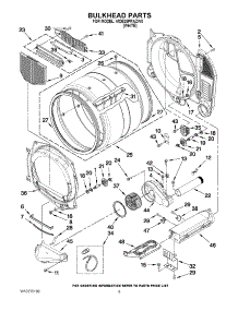 03 - Bulkhead Parts parts for Maytag Dryer MDE25PRAZW0 / from AppliancePartsPros.com