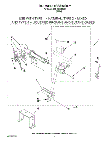 04 - Burner Assembly parts for Maytag Dryer MDG17CSBGW2 / from AppliancePartsPros.com