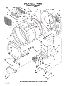 03 - Bulkhead Parts parts for Maytag Dryer MDG17MNBGW2 / from AppliancePartsPros.com