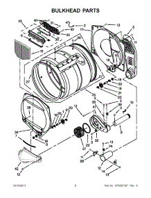 03 - Bulkhead Parts parts for Maytag Dryer MDG17MNBGW3 / from AppliancePartsPros.com