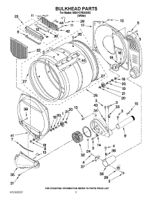 03 - Bulkhead Parts parts for Maytag Dryer MDG17PDAXW2 / from AppliancePartsPros.com