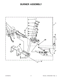 04 - Burner Assembly parts for Maytag Dryer MDG18CSAWW0 / from AppliancePartsPros.com