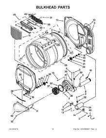 03 - Bulkhead Parts parts for Maytag Dryer MDG18PRAWW0 / from AppliancePartsPros.com