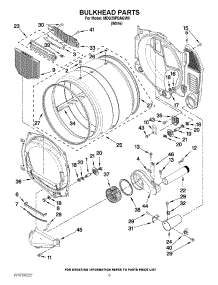 03 - Bulkhead Parts parts for Maytag Dryer MDG25PDAGW0 / from AppliancePartsPros.com