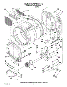 03 - Bulkhead Parts parts for Maytag Dryer MDG25PDAWW0 / from AppliancePartsPros.com