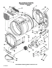 03 - Bulkhead Parts parts for Maytag Dryer MDG25PDAWW1 / from AppliancePartsPros.com