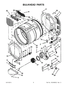 03 - Bulkhead Parts parts for Maytag Dryer MDG25PDAWW2 / from AppliancePartsPros.com
