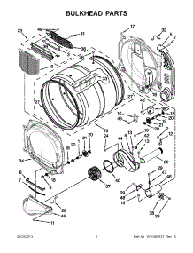03 - Bulkhead Parts parts for Maytag Dryer MDG25PDAXW2 / from AppliancePartsPros.com