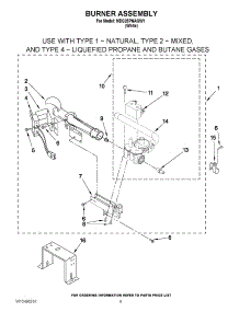 04 - Burner Assembly parts for Maytag Dryer MDG25PNAGW1 / from AppliancePartsPros.com
