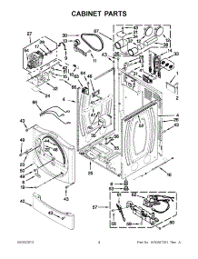 02 - Cabinet Parts parts for Maytag Dryer MDG25PNAGW3 / from AppliancePartsPros.com