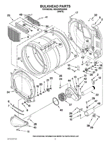 03 - Bulkhead Parts parts for Maytag Dryer MDG25PRAWW0 / from AppliancePartsPros.com