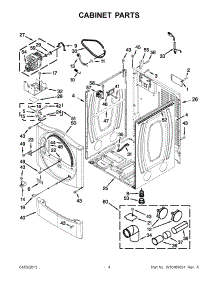 02 - Cabinet Parts parts for Maytag Dryer MDG25PRAWW2 / from AppliancePartsPros.com