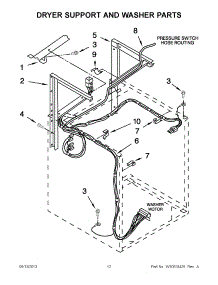 06 - Dryer Support And Washer Parts parts for Whirlpool Washer Dryer Combo LTG5243DQC / from AppliancePartsPros.com