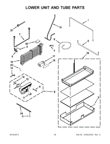 10 - Lower Unit And Tube Parts parts for Maytag Refrigerator JB36SSFXRA01 / from AppliancePartsPros.com