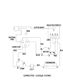 Air Conditioner  Wiring Information parts for Samsung Room Air Conditioner AW0510/XAA from AppliancePartsPros.com