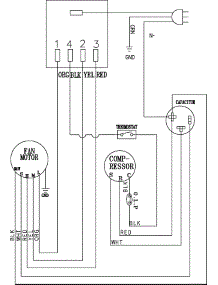 Room A / C  Wiring Information parts for Samsung Room Air Conditioner AW060CM/XAA from AppliancePartsPros.com