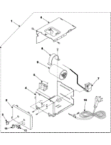Air Conditioner  Control Assembly parts for Samsung Room Air Conditioner AW0700 from AppliancePartsPros.com