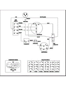 Air Conditioner  Wiring Information parts for Samsung Room Air Conditioner AW0800 from AppliancePartsPros.com