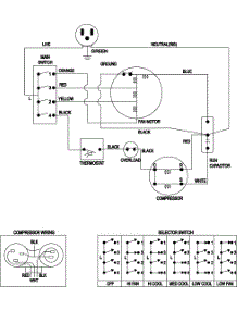 Air Conditioner  Wiring Information parts for Samsung Room Air Conditioner AW1000A/XAA from AppliancePartsPros.com