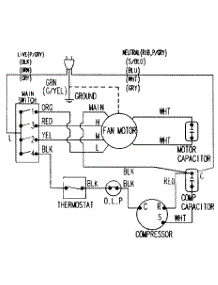 Air Conditioner  Wiring Information (Aw1400a) parts for Samsung Room Air Conditioner AW1400A/XAA from AppliancePartsPros.com
