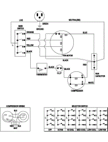 Air Conditioner  Wiring Information parts for Samsung Room Air Conditioner AW1800A from AppliancePartsPros.com