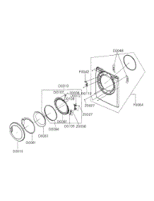 Laundry  Fr Door parts for Samsung Dryer DV306LGW/XAA from AppliancePartsPros.com