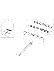 Motion Assy parts for Samsung Dishwasher DW80H9970US/AA-0000 / from AppliancePartsPros.com