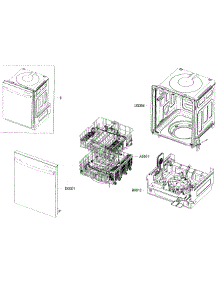 Main Assy parts for Samsung Dishwasher DMR77LHS/XAA-0000 / from AppliancePartsPros.com