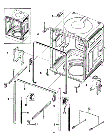 Tub Assy parts for Samsung Dishwasher DMR77LHW/XAA-0000 / from AppliancePartsPros.com