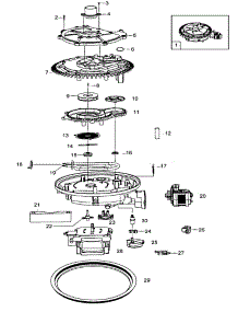 Pump Assy parts for Samsung Dishwasher DMT800RHW/XAA / from AppliancePartsPros.com