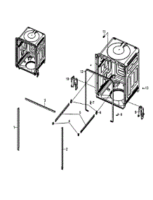 Tub Assy parts for Samsung Dishwasher DMT800RHW/XAA / from AppliancePartsPros.com