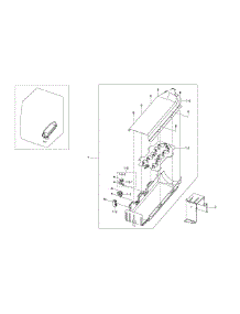 Duct Heater parts for Samsung Dryer DV511AEW/XAA-0002 / from AppliancePartsPros.com