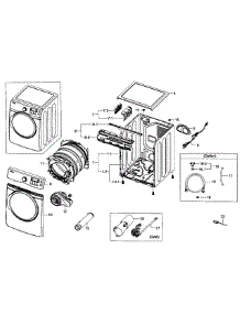 Main Assy parts for Samsung Dryer DV405GTPASU/AA-0002 / from AppliancePartsPros.com