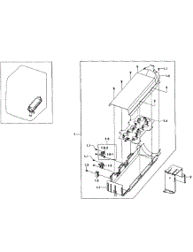 Heater Assy parts for Samsung Dryer DV393ETPAWR/A1-0000 / from AppliancePartsPros.com