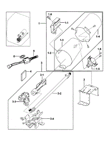 Heater Assy parts for Samsung Dryer DV337AGG/XAA-0000 / from AppliancePartsPros.com