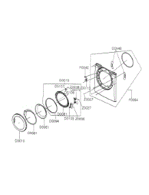 Front Door parts for Samsung Dryer DV316LGS/XAA / from AppliancePartsPros.com