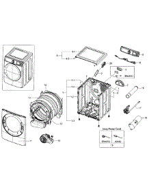 Main Assy parts for Samsung Dryer DV56H9100GW/A2-0000 / from AppliancePartsPros.com