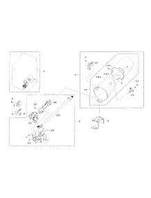 Duct Heater-Gas parts for Samsung Dryer DV45H7200GW/A2-0000 / from AppliancePartsPros.com