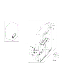 Duct Heater parts for Samsung Dryer DV456EWHDSU/AA-0000 / from AppliancePartsPros.com