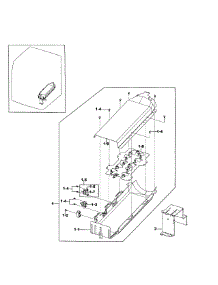 Duct Heater parts for Samsung Dryer DV409AER/XAA-0002 / from AppliancePartsPros.com