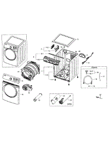 Main Assy parts for Samsung Dryer DV405GTPAWR/AA-0000 / from AppliancePartsPros.com