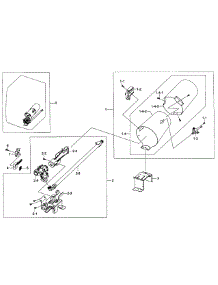 Duct & Burner parts for Samsung Dryer DV435GTGJRA/A1-0001 / from AppliancePartsPros.com